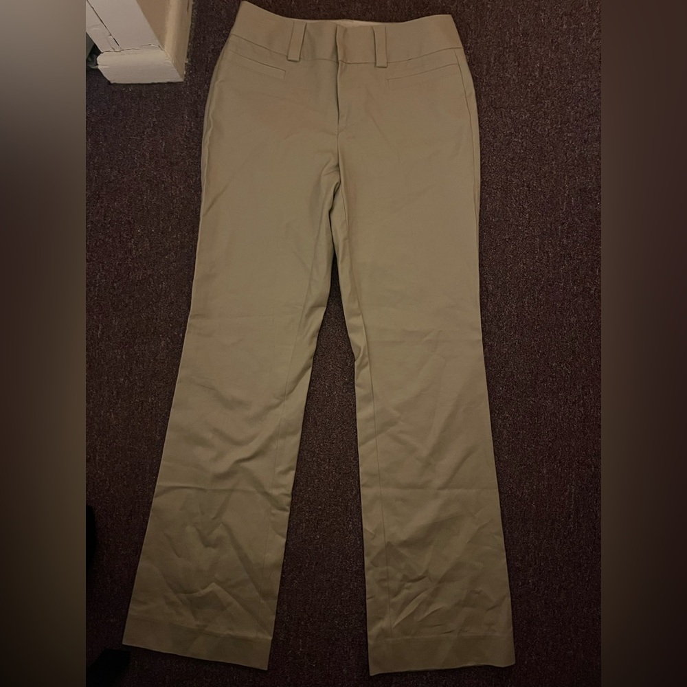 GAP Curvy Stretch Tan Dress Pants